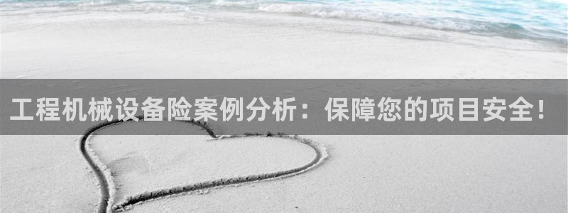 杏盛主管：工程机械设备险案例分析：保障您的项目安全！