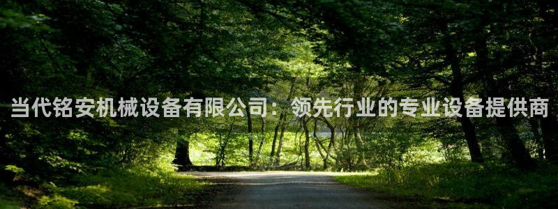 杏盛乐岳35994誓：当代铭安机械设备有限公司：领先行业的专业设备提供商