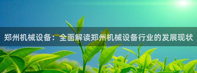 杏盛乐岳35994誓：郑州机械设备：全面解读郑州机械设备行业的发展现状