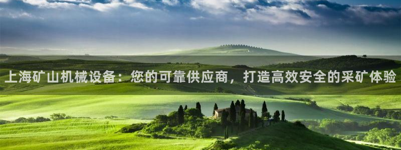 杏盛官方平台：上海矿山机械设备：您的可靠供应商，打造高效安全的采矿体验