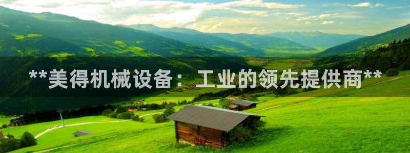 杏盛平台上级：**美得机械设备：工业的领先提供商**
